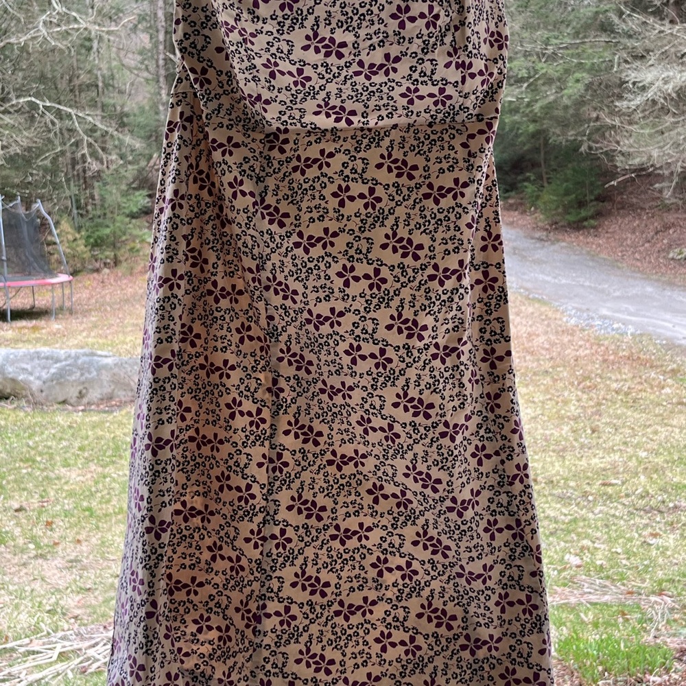 Gap strapless stretch dress size 8 floral excellent used condition